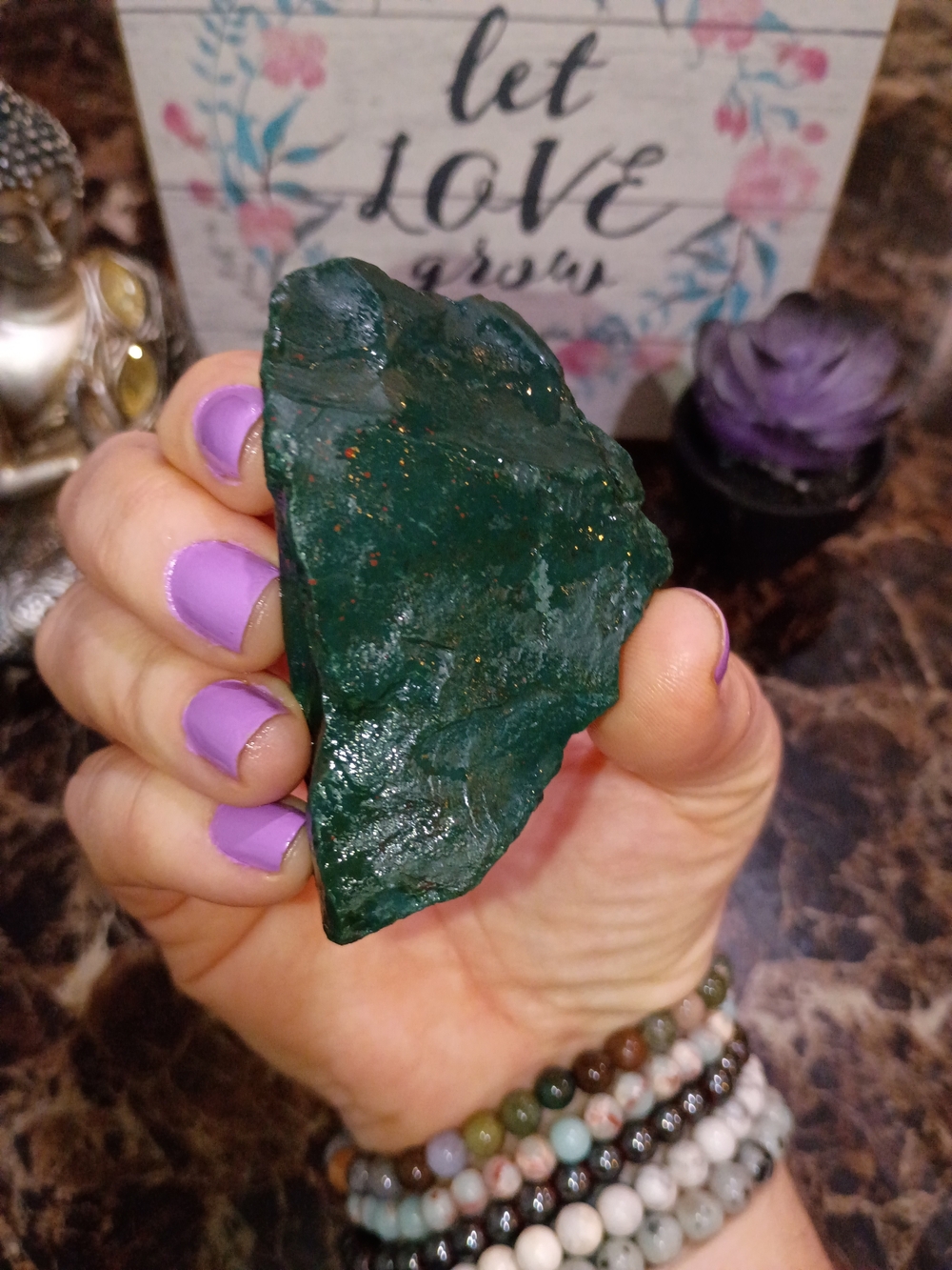 Bloodstone From India Stone Specimen